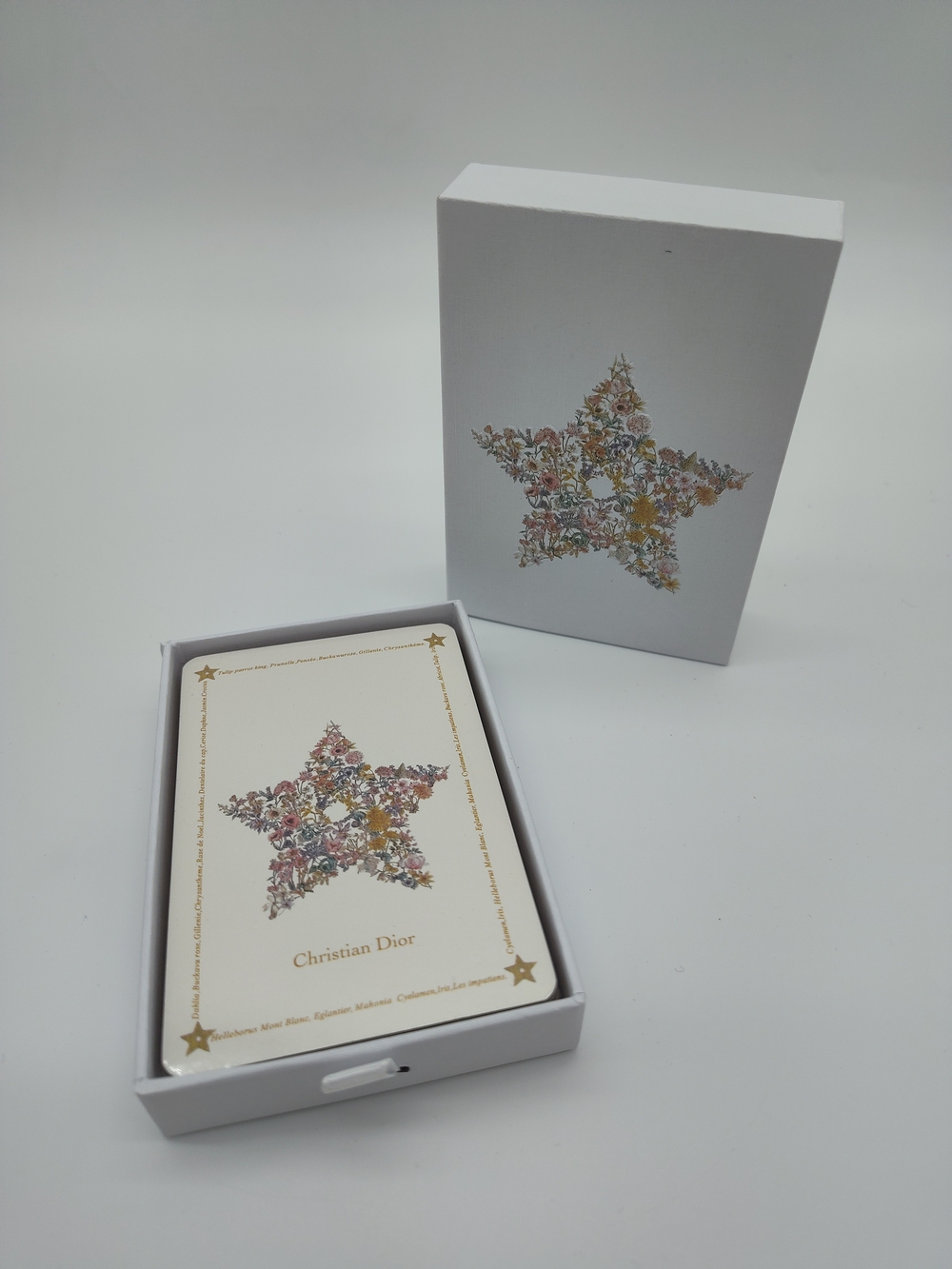 DIOR Lucky Zodiac Oracle Cards Sealed 25 Card Deck Harrods 2025 Floral Star